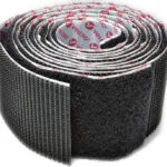 Velcro Black Αυτοκόλλητη Ταινία Χριτς Χρατς Μαύρη 1mx50mm