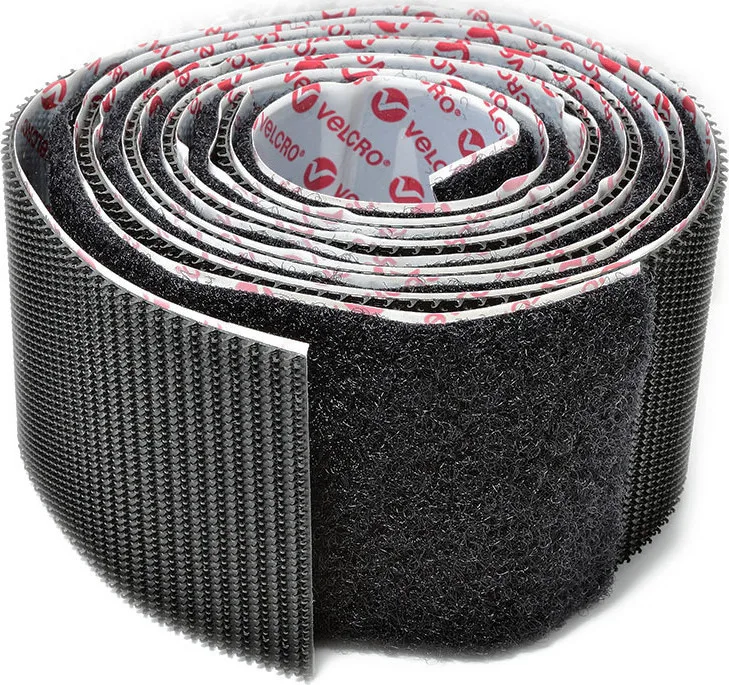 20191210170913_velcro_tainia_chrits_chrats_50mm_x_1m.jpeg Velcro Black Αυτοκόλλητη Ταινία Χριτς Χρατς Μαύρη 1mx50mm - Image 1