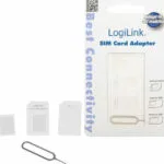 LogiLink Dual SIM Adapter σε Λευκό χρώμα