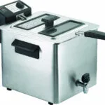 RGV Ηλεκτρική Φριτέζα 3kW Χωρητικότητας 8lt 30x40x27cm 89998 Silver