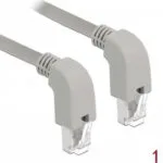 DeLock SF/UTP Cat.5e (Gigabit) Καλώδιο Δικτύου Ethernet 1m Γκρι 85859