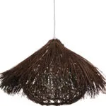 GloboStar Magie Κρεμαστό Φωτιστικό Καφέ με Ντουί E27 50x30εκ. 01600