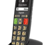 Gigaset E290HX Handset Ασύρματο Τηλέφωνο IP Μαυρο