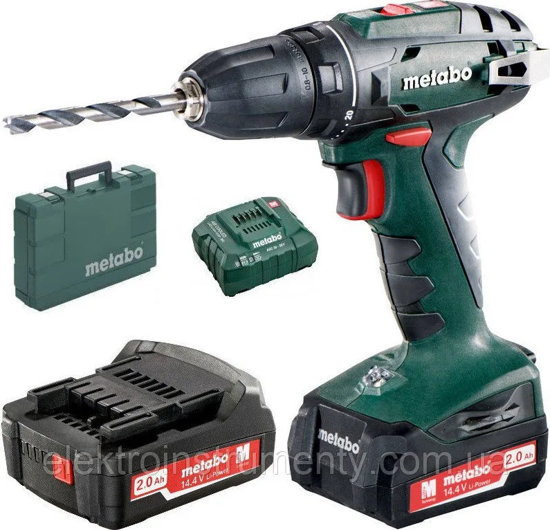 20200219164907_metabo_bs_14_4_14_4v_2x2ah_602206530.jpeg Metabo BS 14.4 Δραπανοκατσάβιδο Μπαταρίας 14.4V 2x2Ah 602206530 - Image 1