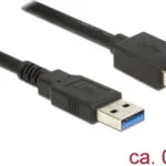 DeLock USB 3.0 Cable USB-A male - USB-A female 0.5m (85053)