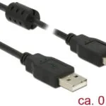 DeLock USB 2.0 Cable USB-A male - USB-A male 0.5m (84888)