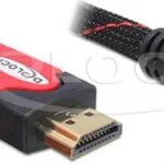 DeLock 82685 HDMI 2.0 Premium High Speed 4K 60Hz HDR Angle (90°) Cable HDMI male - HDMI male 1m Μαύρο 82685