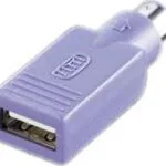 Roline 12.99.1073 Μετατροπέας PS/2 male σε USB-A female Μωβ 1τμχ