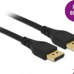 DeLock Cable DisplayPort male - DisplayPort male 2m Μαύρο (85910)