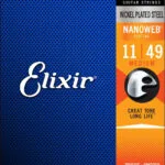Elixir Σετ Nickel Plated Steel Χορδών 11 - 49" για Ηλεκτρική Κιθάρα Nanoweb 12102