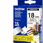 Brother TZE-241CIV Ταινία Ετικετογράφου 8m x 18mm σε Λευκό Χρώμα TZE-241CIV