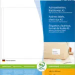 Herma 400 Αυτοκόλλητες Ετικέτες Α4 Ορθογώνιες 8690 148.5x205mm