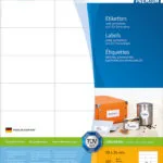 Herma 2400 Αυτοκόλλητες Ετικέτες Α4 Ορθογώνιες 4453 70x36mm