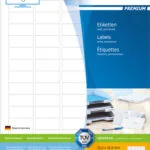 Herma 2000 Αυτοκόλλητες Ετικέτες Α4 Ορθογώνιες 4336 35.6x16.9mm