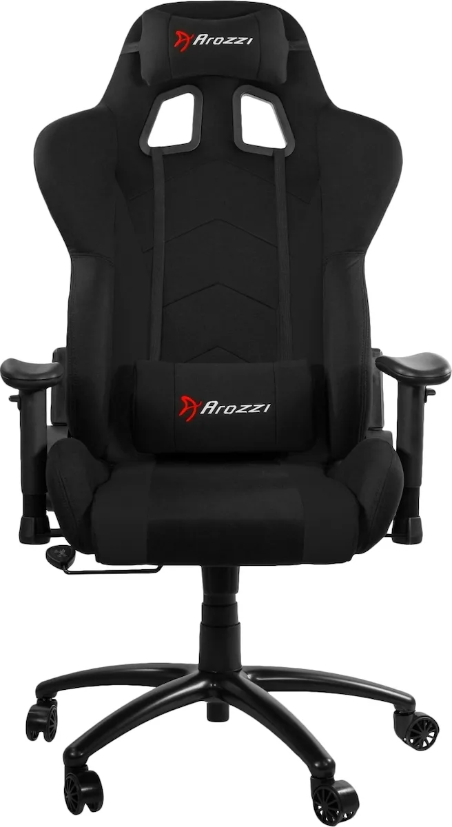 20200508151232_arozzi_inizio_black.jpeg Arozzi Inizio Υφασμάτινη Καρέκλα Gaming με Ρυθμιζόμενα Μπράτσα Μαύρη - Image 1