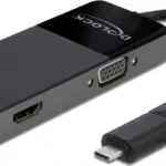DeLock Μετατροπέας USB-A male σε HDMI / VGA female 1τμχ 64085