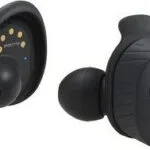 Audio Technica ATH-SPORT7TW In-ear Bluetooth Handsfree Ακουστικά με Θήκη Φόρτισης Μαύρα