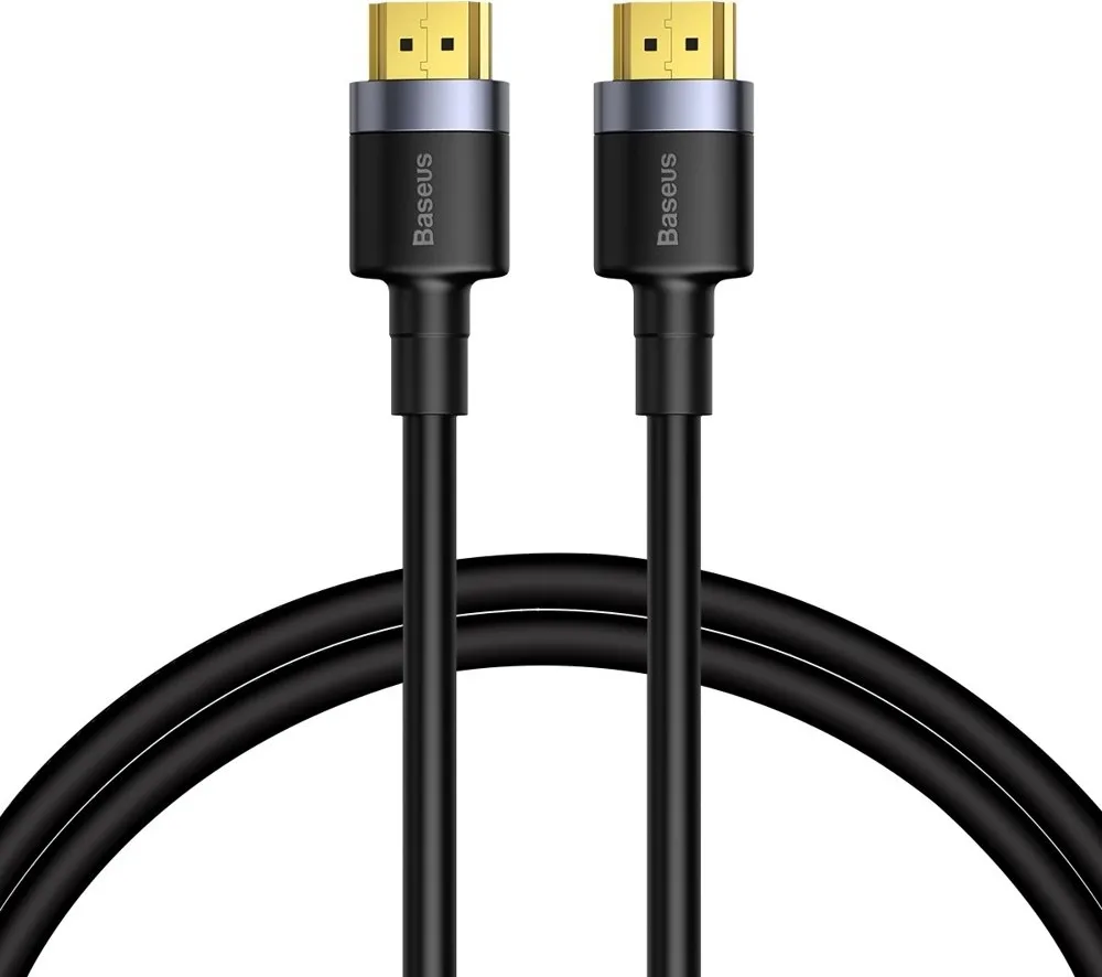 Baseus Cafule HDMI 2.0 Premium High Speed 4K 60Hz HDR Cable HDMI male - HDMI male 2m Μαύρο CADKLF-F01 - Image 1