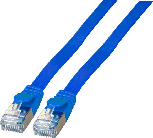 EFB Flat S/FTP Cat.6a (Gigabit) Καλώδιο Δικτύου Ethernet 5m Μπλε K5545BL.5 - Image 1