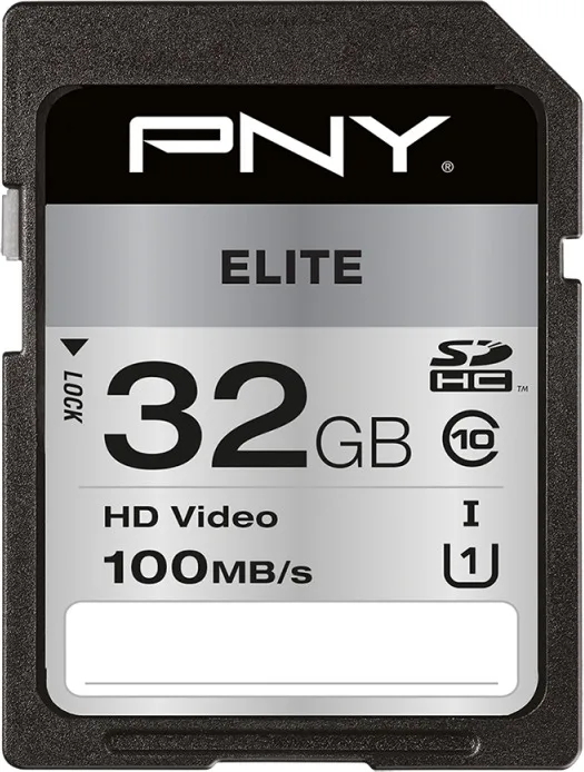 20200603112511_pny_elite_sdhc_32gb_u1.jpeg PNY Elite SDHC 32GB U1 UHS-I 100MB/s - Image 1