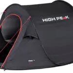 High Peak Vision 2 Σκηνή Camping Pop Up Μαύρη 3 Εποχών για 2 Άτομα 235x140x100εκ. 41853