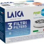 Laica Ανταλλακτικό Φίλτρο Νερού για Κανάτα από Ενεργό Άνθρακα Fast Disk FD03A 3τμχ