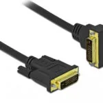 DeLock Cable DVI-D male - DVI-D male 1m Μαύρο (85893)