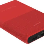 TerraTec P50 Pocket Power Bank 5000mAh με Θύρα USB-A και Θύρα USB-C Κόκκινο