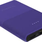 TerraTec P50 Pocket Power Bank 5000mAh με Θύρα USB-A και Θύρα USB-C Μωβ