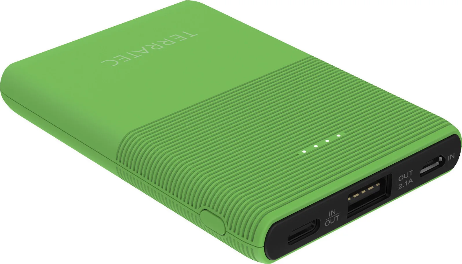 20200617160602_terratec_p50_pocket_5000mah_prasino.jpeg TerraTec P50 Pocket Power Bank 5000mAh με Θύρα USB-A και Θύρα USB-C Πράσινο - Image 1