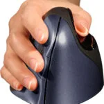 Bakker Elkhuizen Evoluent4 Wireless Ασύρματο Εργονομικό Vertical Ποντίκι Μαύρο