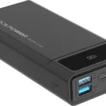RealPower PB-20k Power Bank 20000mAh 18W με 2 Θύρες USB-A και Θύρα USB-C Power Delivery Μαύρο