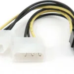 Cablexpert 6-Pin PCIe - 4-Pin Molex Cable 0.15m Πολύχρωμο CC-PSU-6