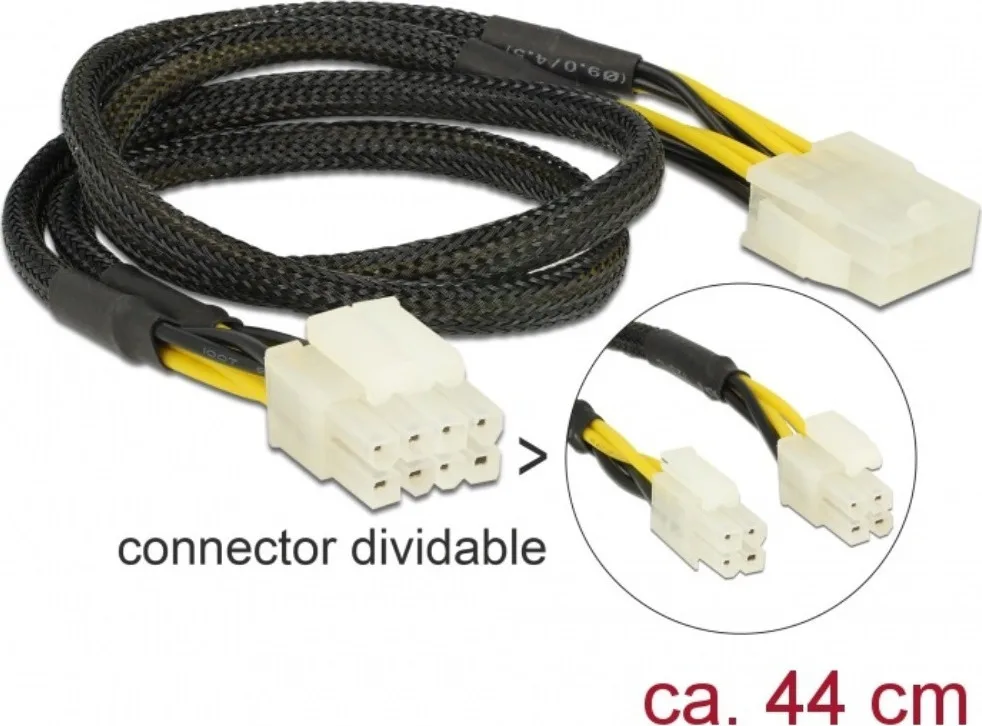 20200710153247_delock_8_pin_eps_male_8_pin_eps_female_cable_0_44m_mayro_83653.jpeg DeLock 8-Pin EPS - 8-Pin EPS Cable 0.44m Μαύρο 83653 - Image 1