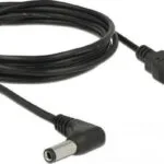 DeLock Cable USB-A male - DC 5.5x2.5mm Μαύρο 1.5m (85588)