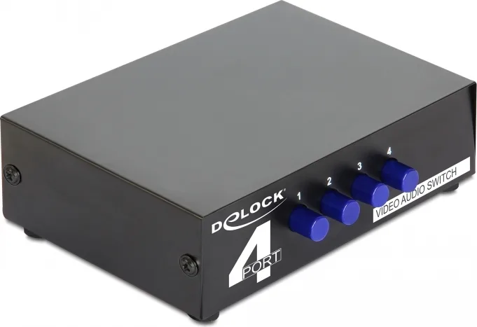 20200731152245_delock_switch_audio_video_4_port.jpeg DeLock Επιλογέας Ήχου 87637 - Image 1