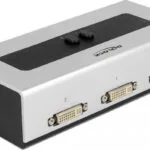 DeLock Switch DVI 2 port Manual Bidirectional