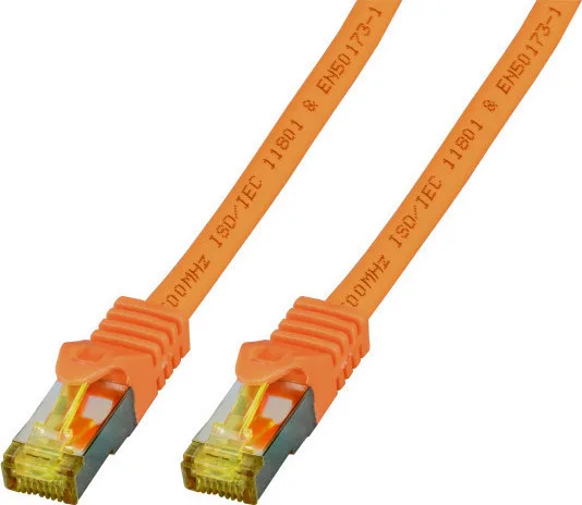 EFB S/FTP Cat.6a (Gigabit) Καλώδιο Δικτύου Ethernet 2m Πορτοκαλί MK7001.2O - Image 1