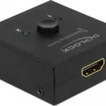 DeLock HDMI 2 - 1 Switch bidirectional 4K 60 Hz compact 64072