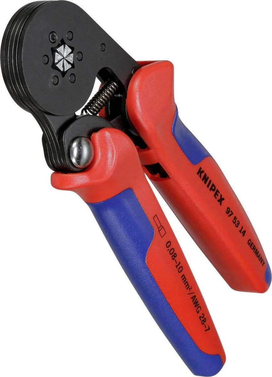 20200814162224_2e729ff7.jpeg Knipex Αυτορυθμιζόμενη Πρέσα Ακροδεκτών Διατομής 0.08-10mm² 97 53 14 - Image 1