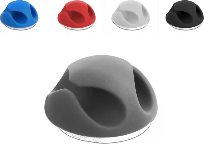 20200817134754_delock_cable_holder_mini_set_polychromo_10tmch.jpeg DeLock 18296 Clips Οργάνωσης Καλωδίων 10τμχ Πολύχρωμο - Image 1