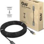 Club3D AOC HDMI 2.1 Ultra High Speed 48Gbps 4K 120Hz HDR VRR Free Angle (180°) Cable HDMI male - HDMI male 20m Μαύρο CAC-1379