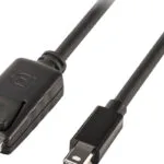 Lindy Cable DisplayPort male - mini DisplayPort male 5m Μαύρο (41648)