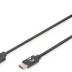 Digitus USB 2.0 Cable USB-C male - USB-A PD Μαύρο 1m AK-300154-010-S
