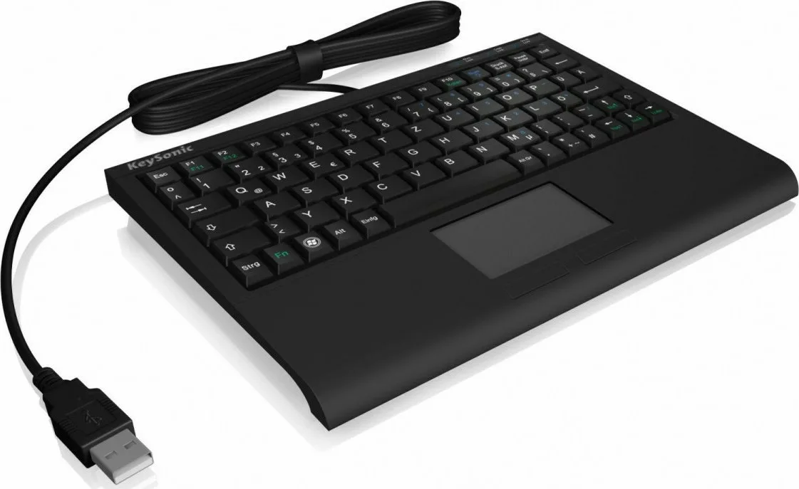 20200914112409_keysonic_ack_3410.jpeg KeySonic ACK-3410 Πληκτρολόγιο με Touchpad Αγγλικό US - Image 1
