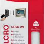 Velcro Stick Οn White Αυτοκόλλητη Ταινία Χριτς Χρατς Λευκή 1mx20mm