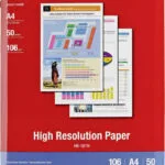Canon HR-101N Φωτογραφικό Χαρτί High Resolution A4 (21x30) 106gr/m² για Εκτυπωτές Inkjet 50 Φύλλα (1033A002)