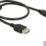 DeLock USB 2.0 Cable USB-A male - USB-A female 0.5m (83401)