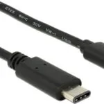 DeLock USB 2.0 Cable USB-C male - micro USB-B Μαύρο 0.5m 83333