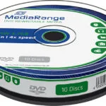 MediaRange Επανεγγράψιμα DVD-RW 4x 4.7GB Cake Box 10τμχ (MR450)